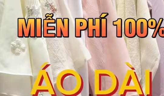 'Trend' cho thuê áo dài miễn phí dịp nghỉ lễ 30/4: Khi sẻ chia là hành động yêu nước