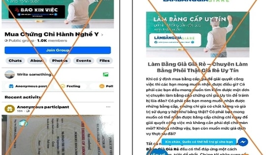 TPHCM phát cảnh báo về dịch vụ làm giả chứng chỉ hành nghề khám, chữa bệnh