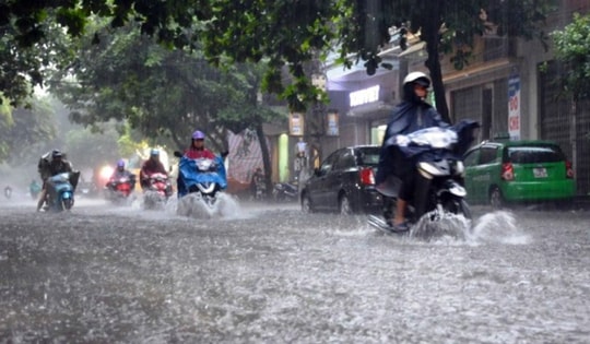 Miền Bắc sắp đón một đợt mưa dông, nhiệt giảm mạnh