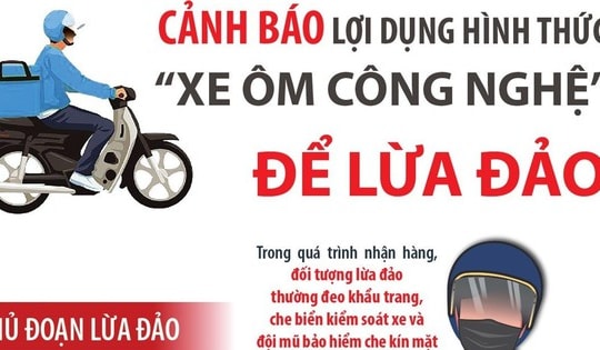 Cảnh báo lợi dụng hình thức 'xe ôm công nghệ' để lừa đảo