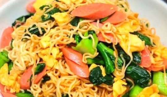 Cách xào mỳ của người Trung Quốc, đảm bảo dai ngon, không vón cục