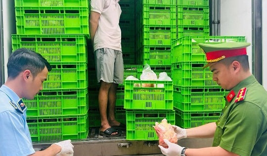Ngăn chặn khoảng 20 tấn gà ‘bẩn’ chuẩn bị tuồn ra thị trường