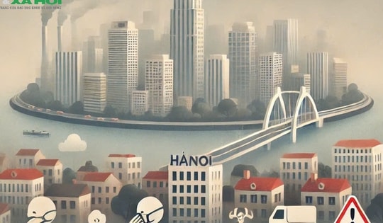 Báo động đỏ: Hà Nội ô nhiễm không khí mức nguy hại sáng nay