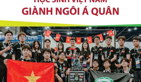 Học sinh Việt Nam giành ngôi Á quân tại Giải đấu Robot lớn nhất thế giới