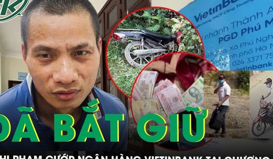 Nghi phạm cướp ngân hàng tại Chương Mỹ đã bị bắt, khai do chơi tài xỉu thua