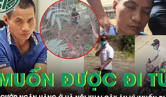 Kẻ cướp ngân hàng ở Hà Nội nghiện cờ bạc, khai động cơ gây án vì ‘muốn được đi tù’