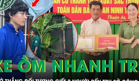 Phát hiện điểm bất thường, tài xế xe ôm chở thẳng đối tượng sát hại 2 mẹ con đến trụ sở công an