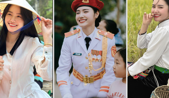 Nữ chiến sĩ Quân nhạc quê Bắc Giang đang gây sốt trong khối diễu binh 30/4 là ai?