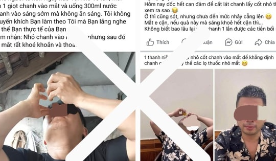 Nhỏ chanh vào mắt: Sáng mắt hay dại dột?