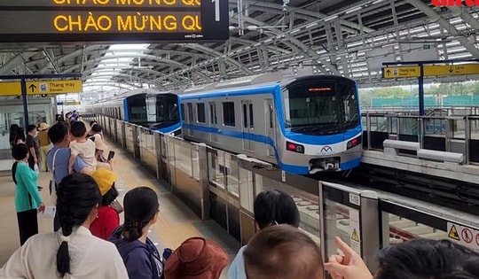 TP Hồ Chí Minh: Tăng chuyến metro phục vụ dịp nghỉ lễ 30/4 và 1/5