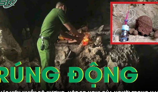 Rúng động Nghệ An: Nhiều bộ xương, hộp sọ nghi là của người được phát hiện trong hang đá