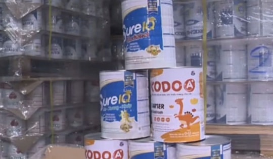 TPHCM tạm giữ hơn 2.600 hộp sữa không rõ nguồn gốc