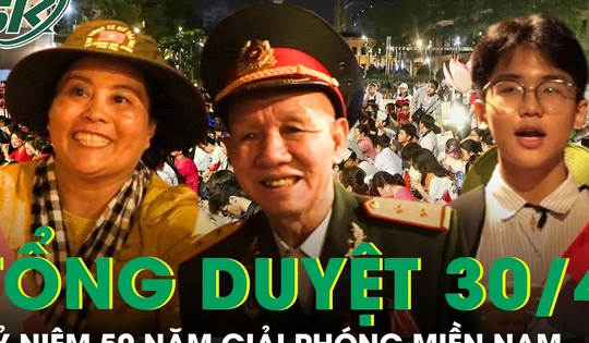 Hàng vạn người xuyên đêm chờ xem lễ Tổng duyệt diễu binh, diễu hành mừng đại lễ 30/4