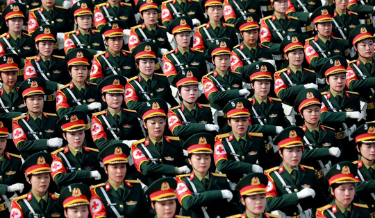 TRỰC TIẾP: Tổng duyệt diễu binh, diễu hành Kỷ niệm 50 năm Giải phóng miền Nam, thống nhất đất nước