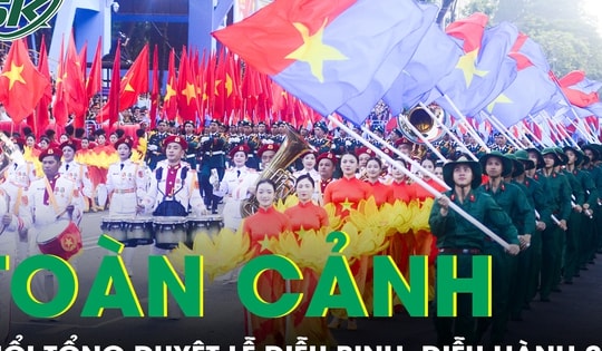 Những hình ảnh đẹp tại Lễ Tổng duyệt diễu binh, diễu hành sáng 24/7