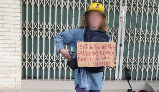 Người nước ngoài ‘ăn xin’ trên đường phố Ninh Thuận gây phản cảm, ảnh hưởng đến hình ảnh du lịch