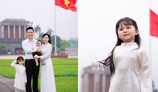 Hai nhóc tỳ nhà nam MC nổi tiếng VTV gây chú ý với bộ ảnh kỷ niệm hướng tới ngày 30/4