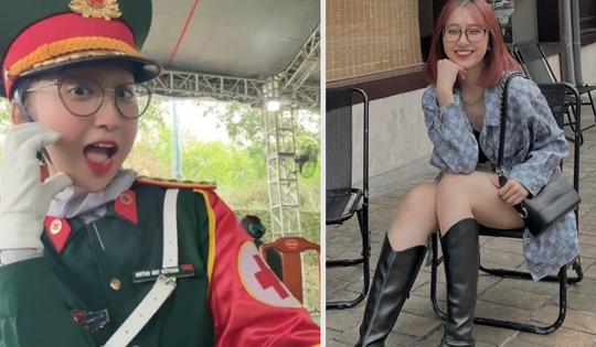 Đời thường nhí nhảnh của nữ sĩ quan Quân y quê Vĩnh Phúc có biểu cảm 'gây bão' mạng xã hội