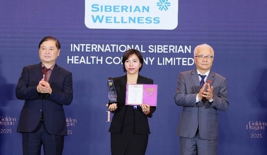 Công ty Siberian Health Quốc tế được vinh danh Top 30 doanh nghiệp FDI tiêu biểu tại Giải thưởng Rồng vàng 2025