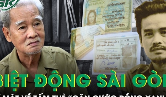 Vén màn bí ẩn về 'Căn cước Rồng xanh' và hành trình làm giả ngoạn mục tấm thẻ cho Biệt động Sài Gòn