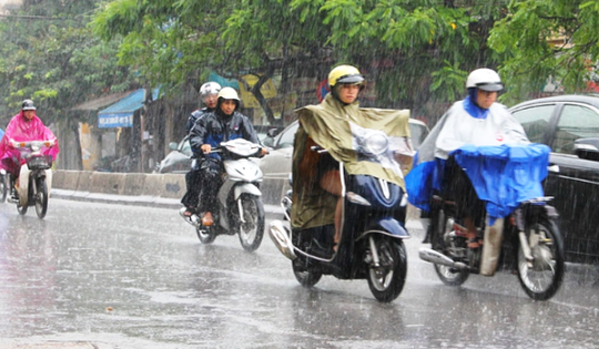 Hà Nội tái diễn mưa dông vào chiều tối nay, đề phòng lốc sét, mưa đá