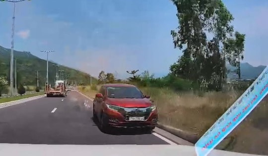 Phạt nữ tài xế lái ô tô ngược chiều trên đèo Cù Hin