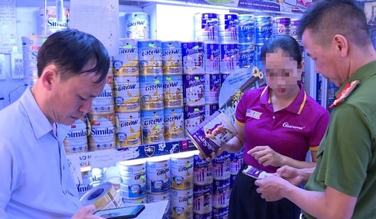 Kết quả kiểm tra cơ sở kinh doanh ở Huế sau khi Bộ Công an phá đường dây sữa giả