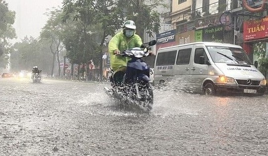 Miền Bắc trời mát, duy trì mưa dông vào chiều tối