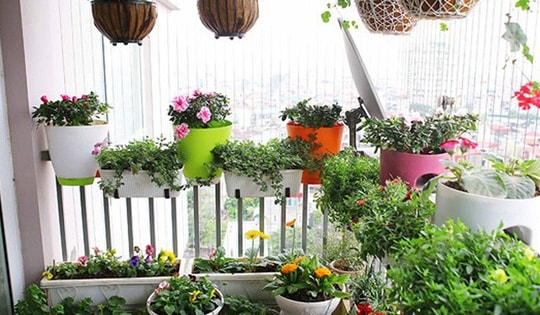 Trang trí ban công: Cách "hô  biến' không gian nhỏ thành thiên đường