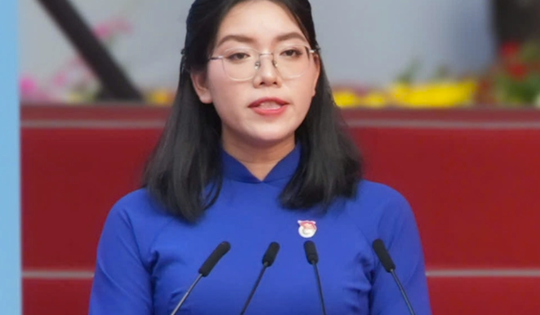 Hé lộ danh tính cô gái 9x phát biểu trên sóng trực tiếp tại lễ diễu binh, diễu hành 30/4