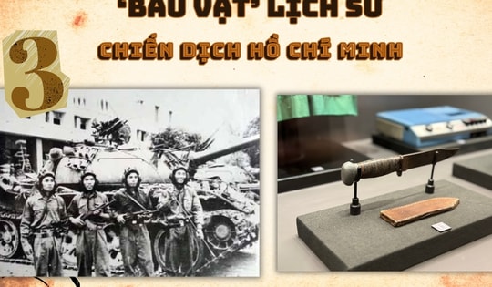 Những báu vật gắn với Chiến dịch Hồ Chí Minh lịch sử (P3): Xe tăng 843 và con dao găm trên nóc Dinh Độc lập