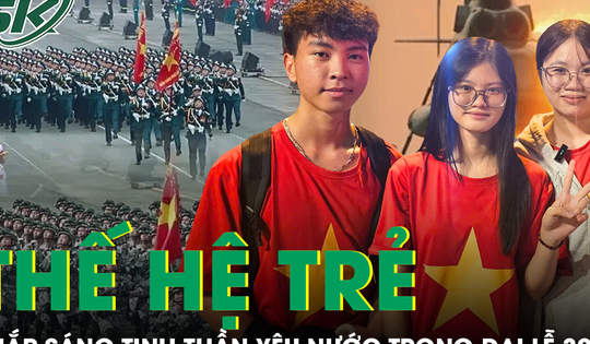 Từ quá khứ hào hùng đến hiện tại rực rỡ, người trẻ thắp sáng lòng yêu nước trong đại lễ 30/4