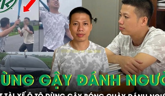 Bắt khẩn cấp tài xế xe bán tải dùng gậy bóng chày đánh người sau va chạm giao thông
