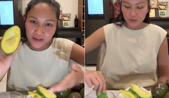 Hoa hậu H’Hen Niê ăn bơ theo cách chẳng giống ai, hóa ra đây là món ngon khó cưỡng