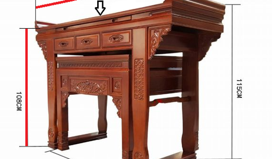 Kích thước bàn thờ treo chuẩn phong thủy giúp mang lại tài lộc, không phạm vào những điềm xấu