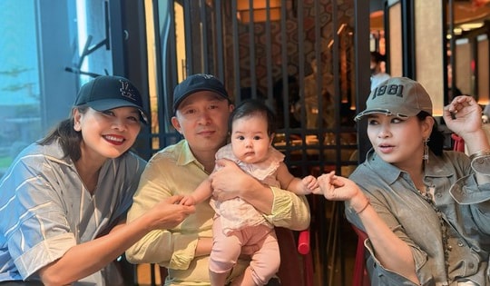 Bạn gái nhạc sĩ Quốc Trung tình cảm bên NSND Thanh Lam và cháu ngoại