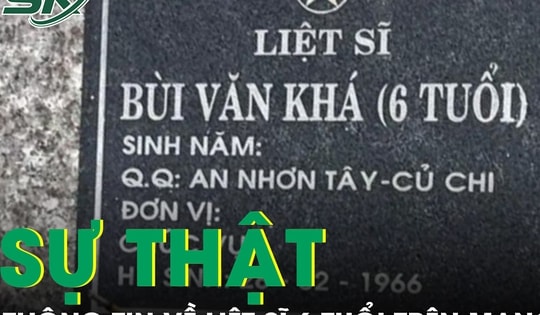 Sự thật về thông tin mộ 'liệt sĩ 6 tuổi' ở địa đạo Củ Chi