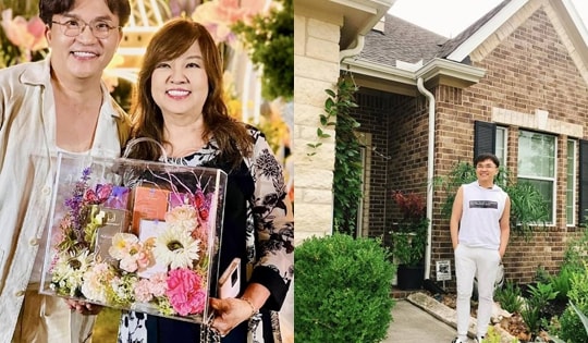 Trước khi mẹ qua đời đột ngột, MC Đại Nghĩa đã hiếu thảo tặng căn biệt thự ở Mỹ cho đấng sinh thành