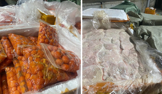 Hà Nội: Phát hiện hơn 7 tấn trứng non, tràng gà, nầm lợn nhiều 'không' chuẩn bị đến tay người tiêu dùng