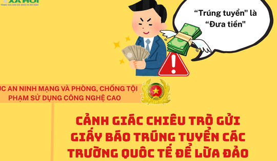 Nhận được thông báo trúng tuyển đại học quốc tế – coi chừng dính chiêu lừa đảo cực tinh vi