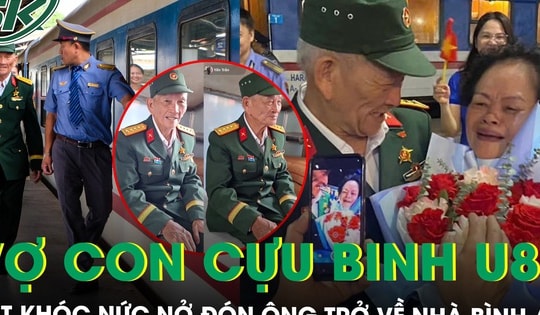 Vợ và con gái cựu binh 76 tuổi đi xe máy vào TPHCM dự diễu binh bật khóc nức nở khi đón ông trở về nhà