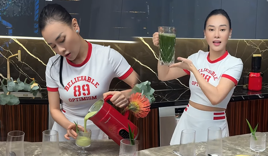 Phương Oanh bật mí loại thức uống mà cô cực mê sau sinh con, giúp chuẩn dáng xinh cho mùa hè này