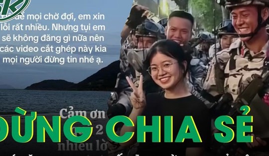 Gây sốt vì trao hoa cho chiến sĩ, cô gái trẻ bất ngờ dừng chia sẻ về mối quan hệ này