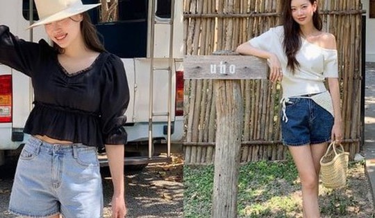 Mặc quần short khéo như thế này, chị em có hình sống ảo cực đẹp