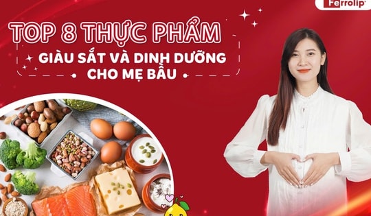 Top 8 thực phẩm giàu sắt và dinh dưỡng cho mẹ bầu