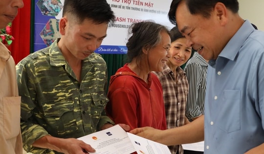 Hỗ trợ người dân Yên Bái khắc phục hậu quả của siêu bão Yagi