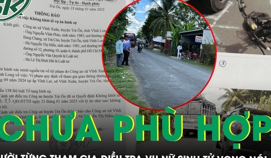 Cán bộ tham gia điều tra vụ tai nạn khiến nữ sinh tử vong nói gì về quá trình xử lý ban đầu?