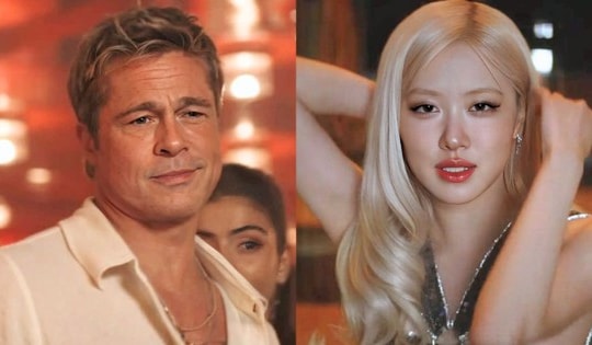 Brad Pitt xuất hiện cùng Rosé (BlackPink)