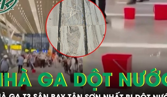 Vừa khánh thành, nhà ga T3 sân bay Tân Sơn Nhất đầu tư 11.000 tỷ đồng đã dột nước