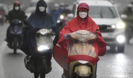 Không khí lạnh bao trùm miền Bắc